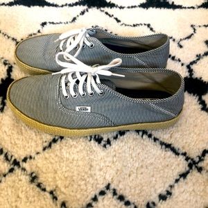 Vans lace up espadrille sneakers